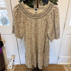 Old Navy Sweet Ditsy Floral Print Prairie Dress SS XS
